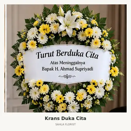 Krans Bunga Duka De Tjolomadoe